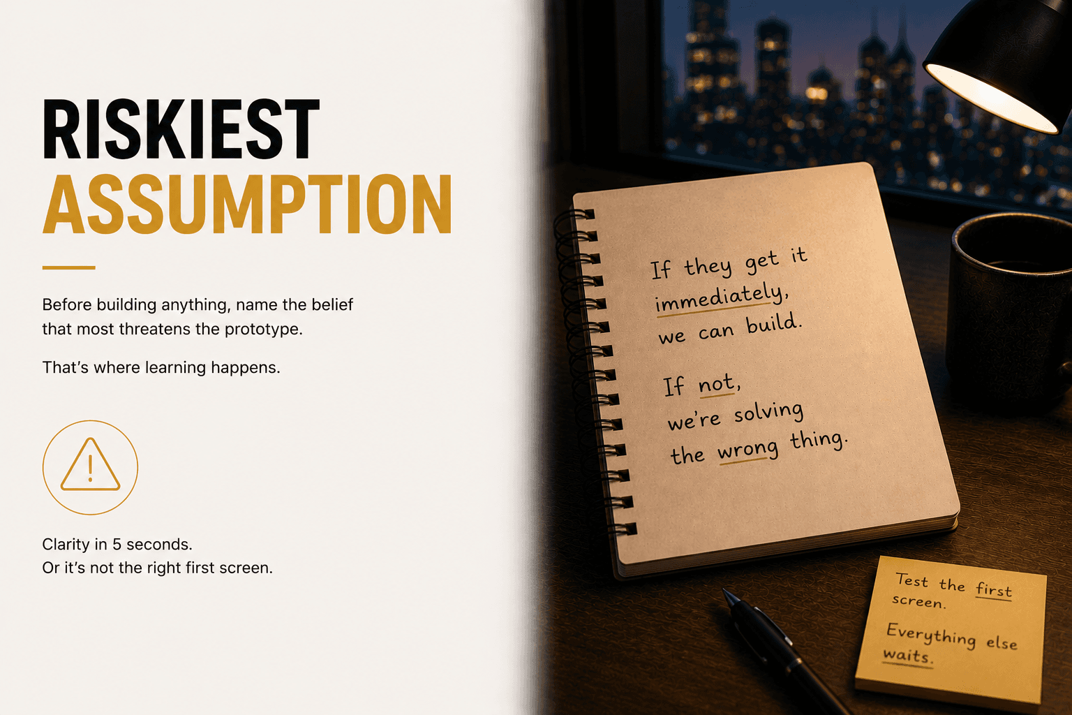 Project 12: Riskiest Assumption for Plated